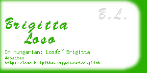 brigitta loso business card